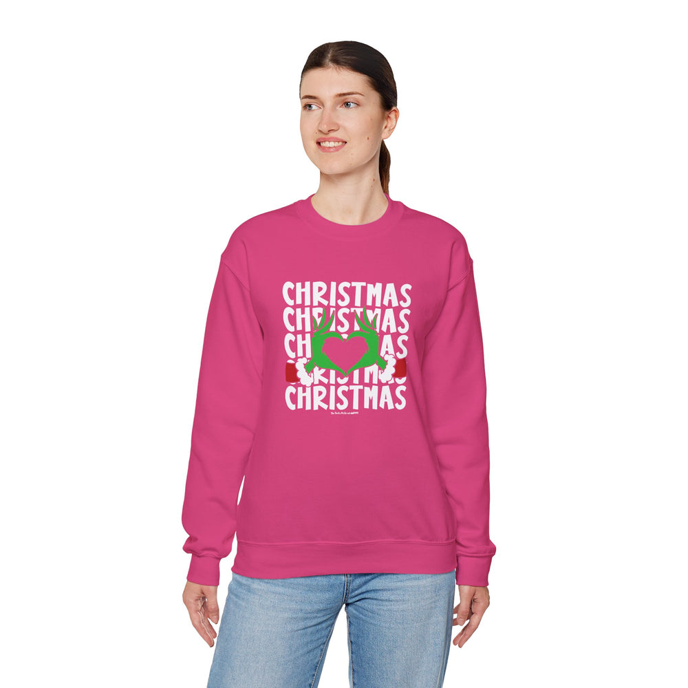Christmas Heart Crewneck Sweatshirt