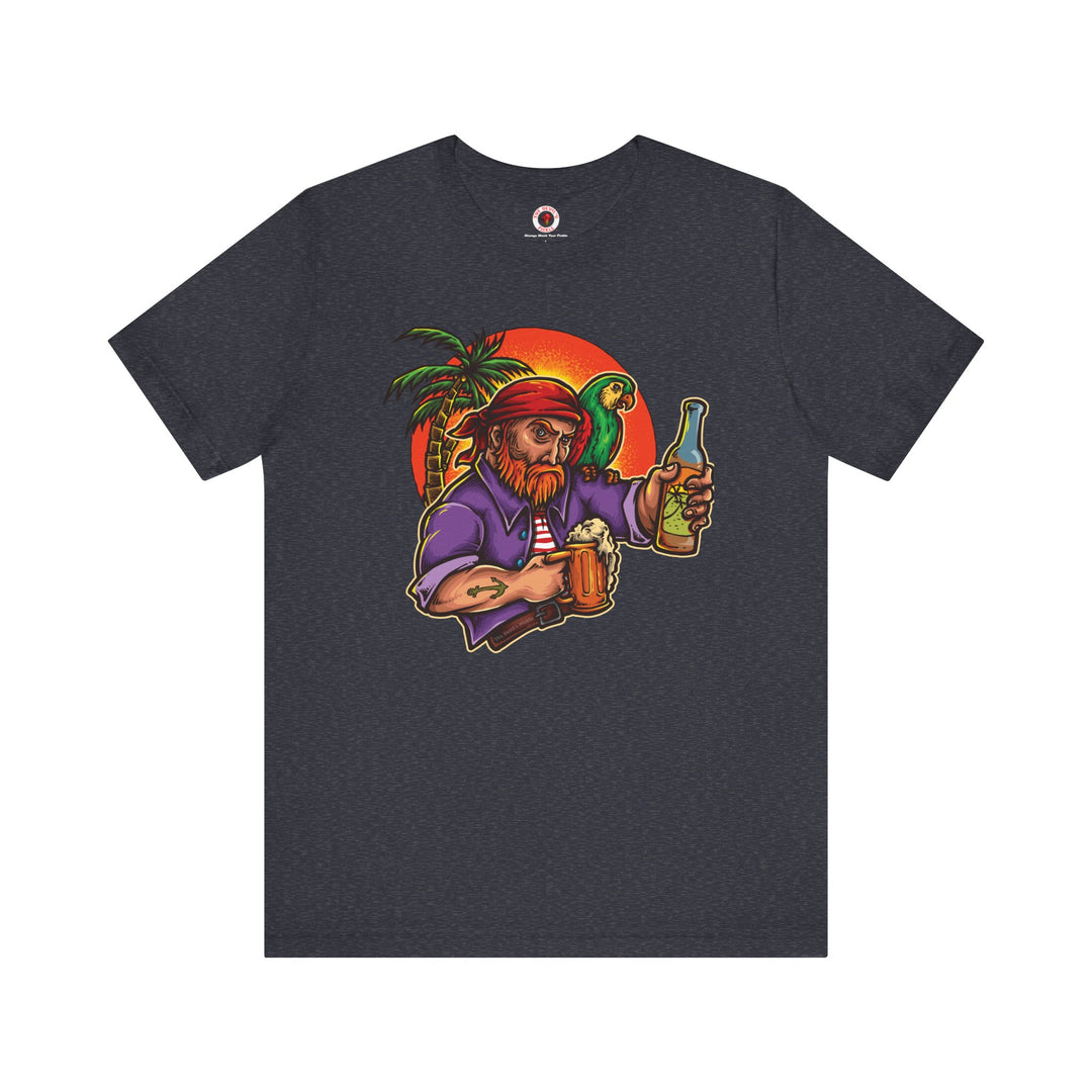 Sunset Pirate Beer T-Shirt