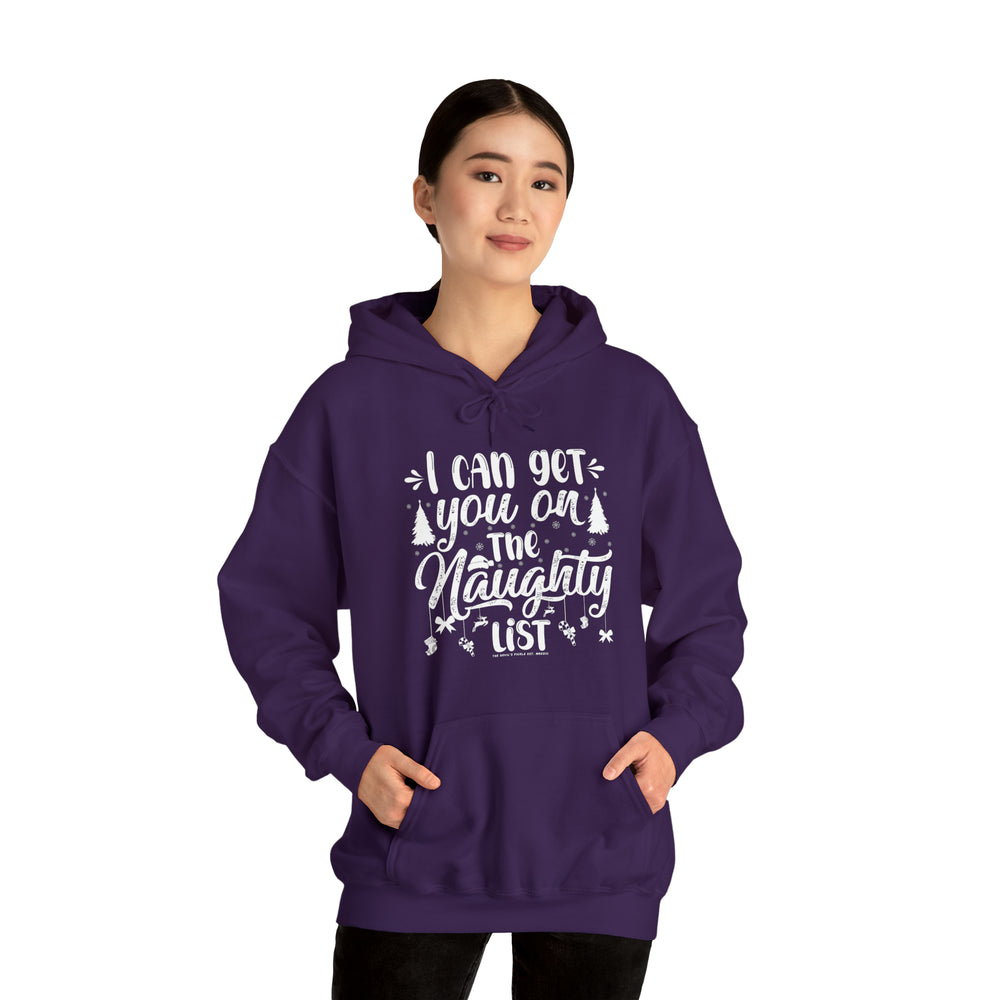 I Can Get You On The Naughty List Hooded Sweatshirt