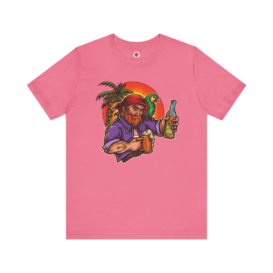 Sunset Pirate Beer T-Shirt