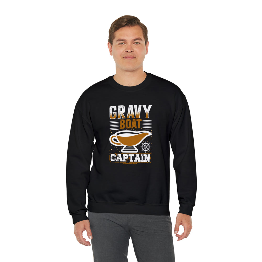 Gravy Boat Captain Crewneck Sweatshirt