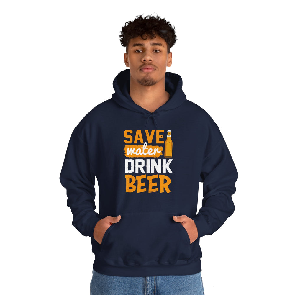 Save Water Drink Beer Hooded Sweatshirt