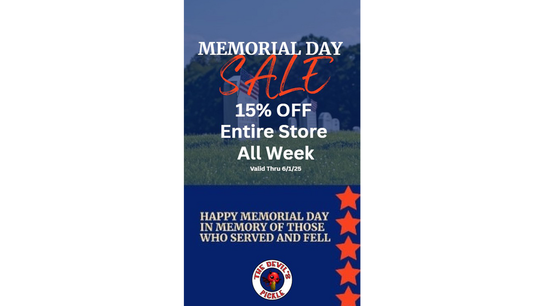 Memorial Day Sale!