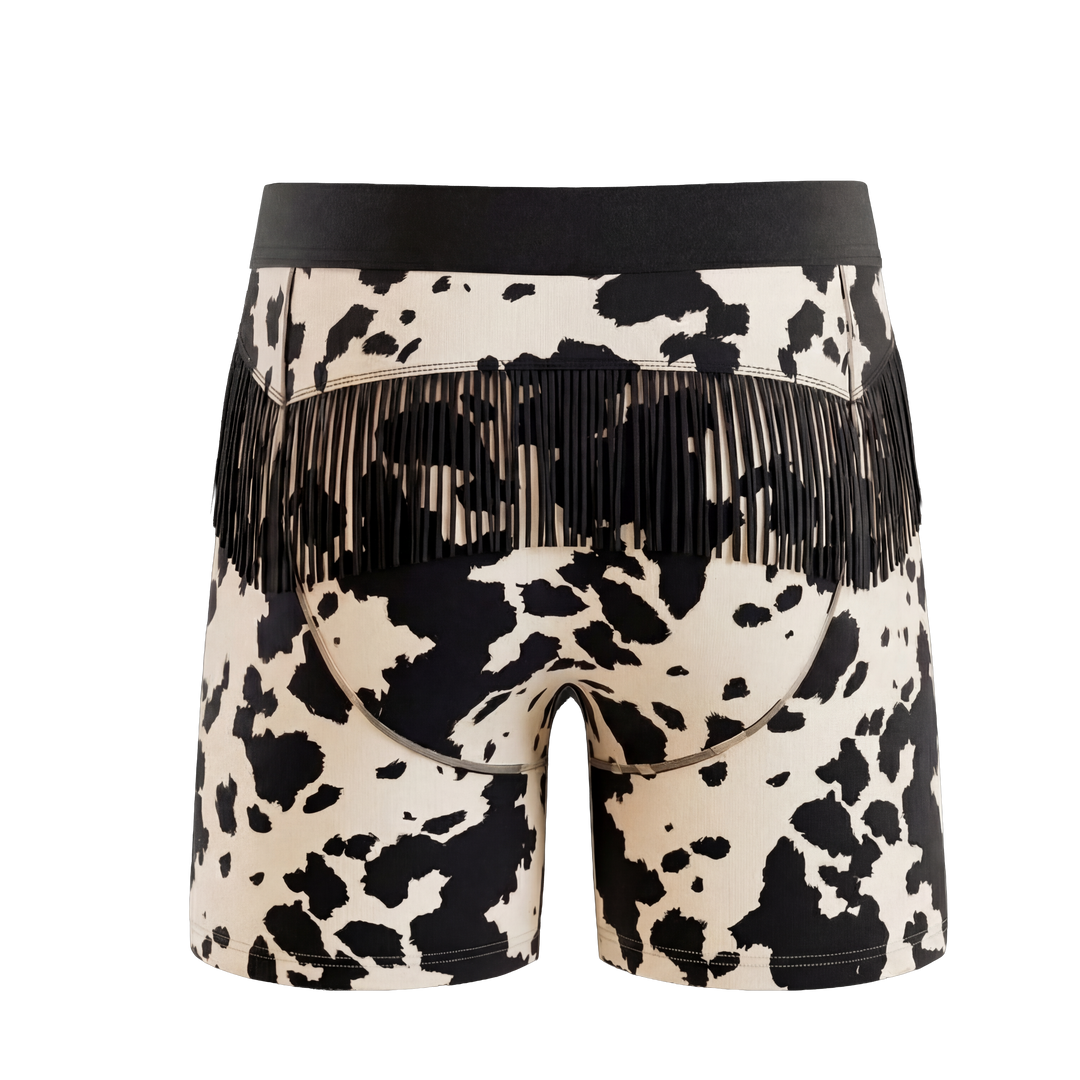 The Graze Escape Cow Hide Fringe Ball Hammock® Pouch Underwear