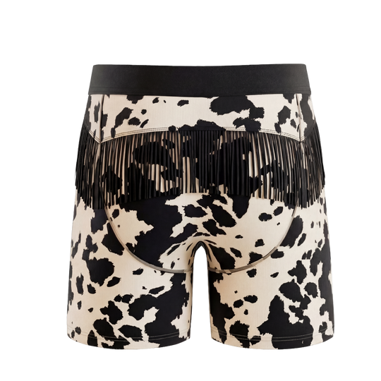 The Graze Escape Cow Hide Fringe Ball Hammock® Pouch Underwear
