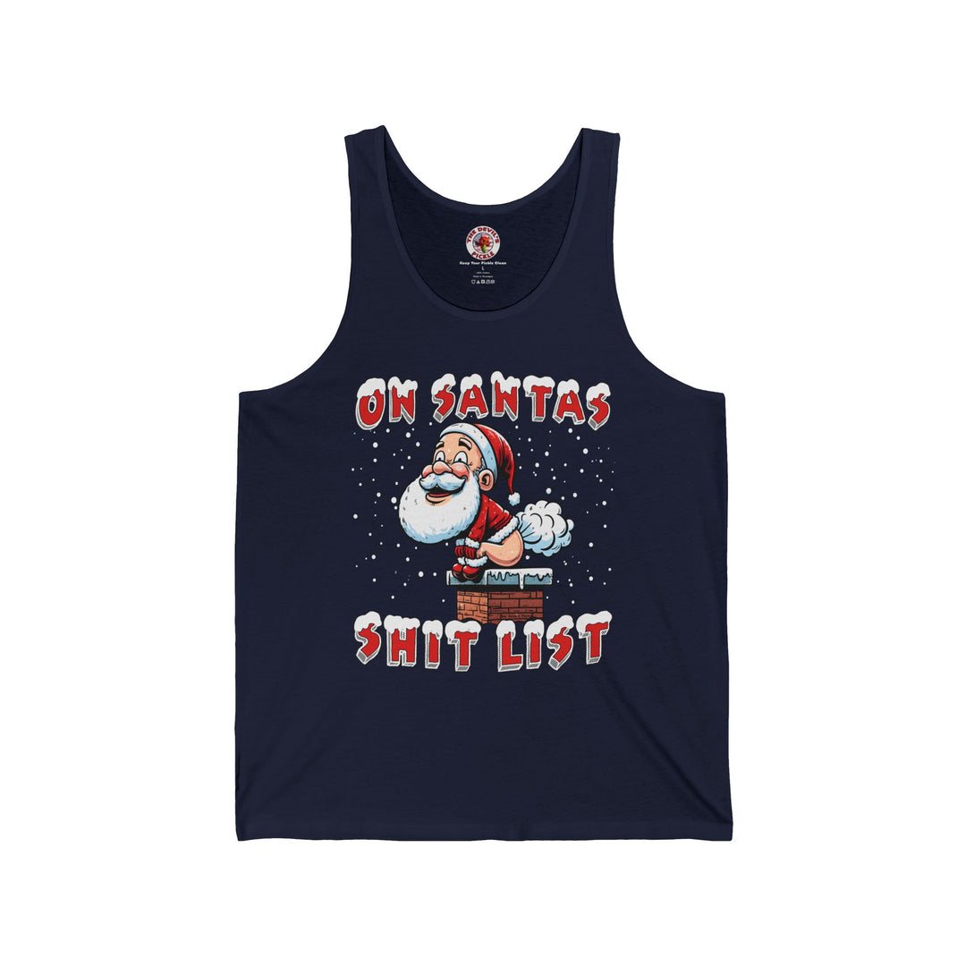 On Santa's Shit List Tank Top