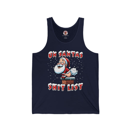 On Santa's Shit List Tank Top