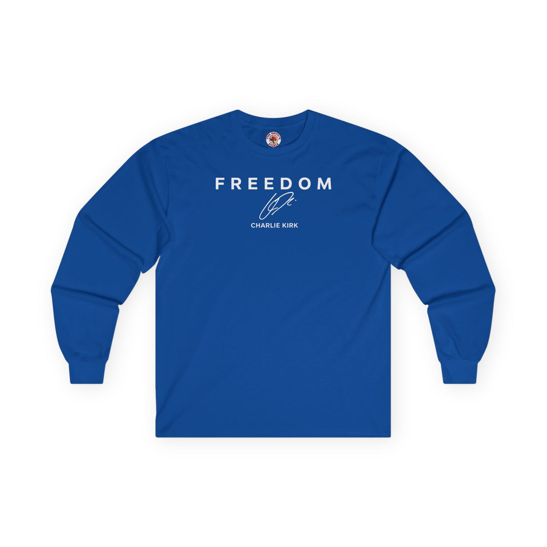 Charlie Kirk Freedom Long Sleeve Tee