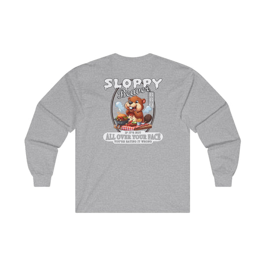 Sloppy Beaver BBQ Back Long Sleeve Tee