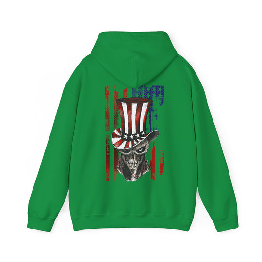 The Devil's Pickle Patriotic Skull Hooded Sweatshirt