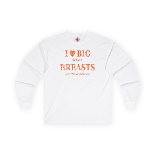 I Heart Big Breasts Long Sleeve Tee