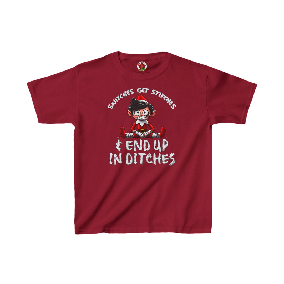 Snitches Get Stitches T-Shirt Kids Tee