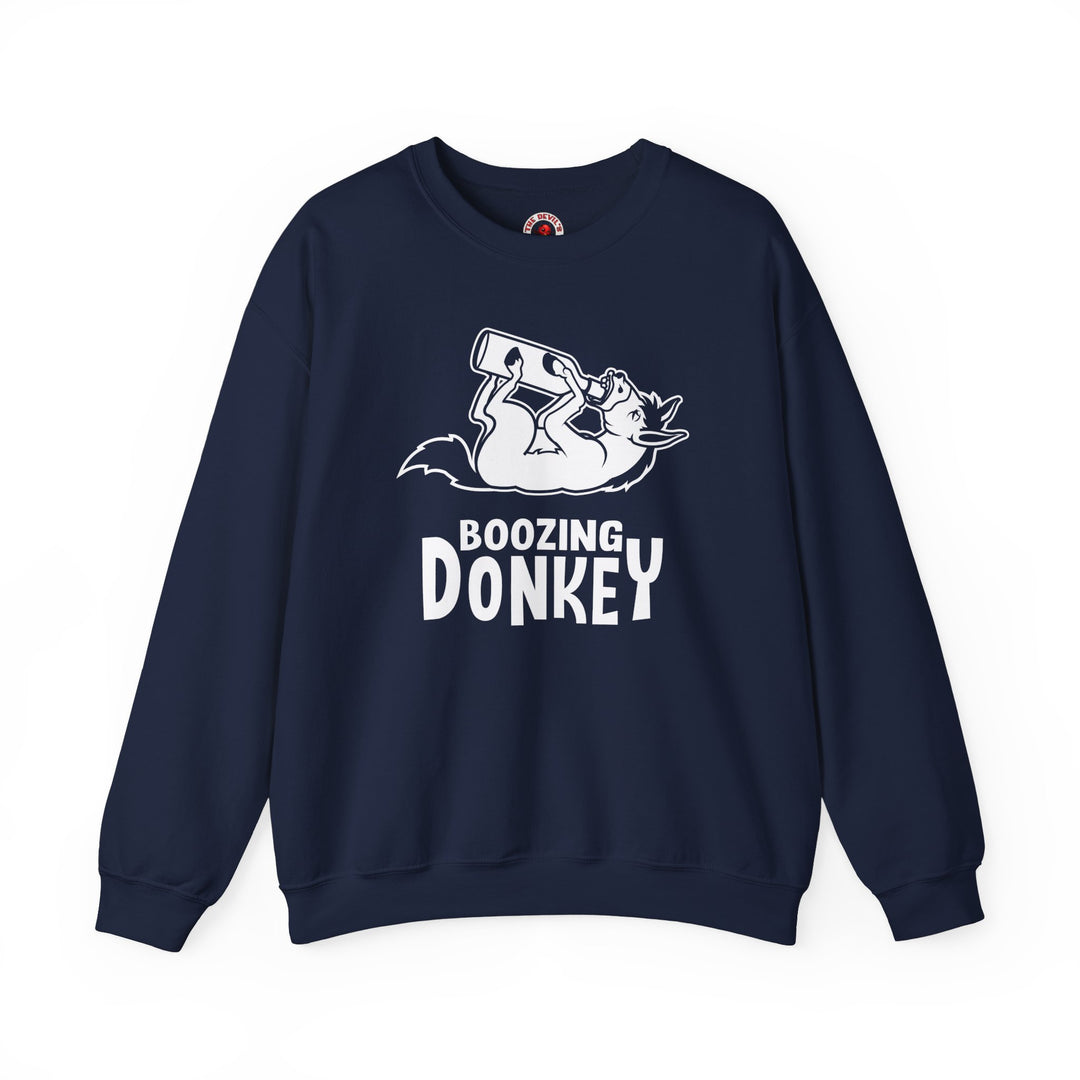 Boozing Donkey Crewneck Sweatshirt