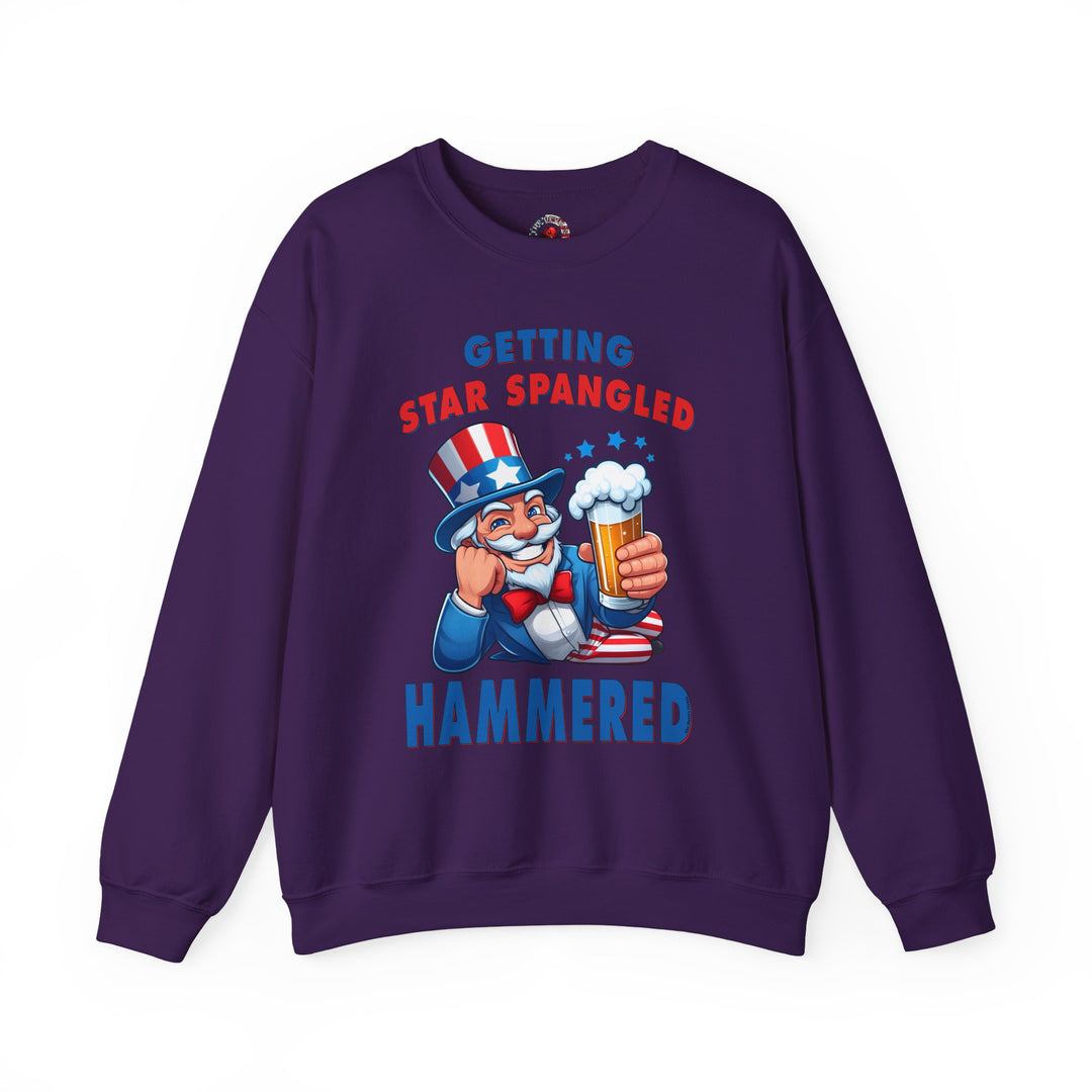 Star Spangled Hammered Crewneck Sweatshirt