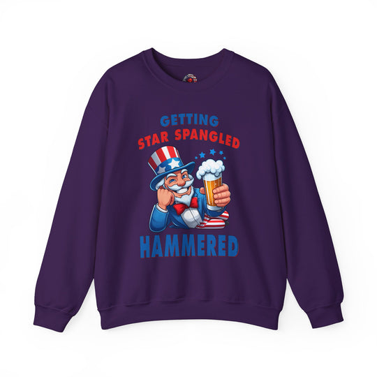 Star Spangled Hammered Crewneck Sweatshirt