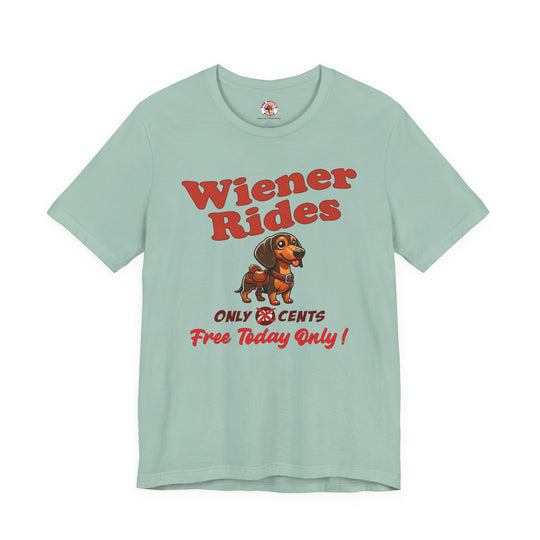 Free Wiener Rides T-Shirt