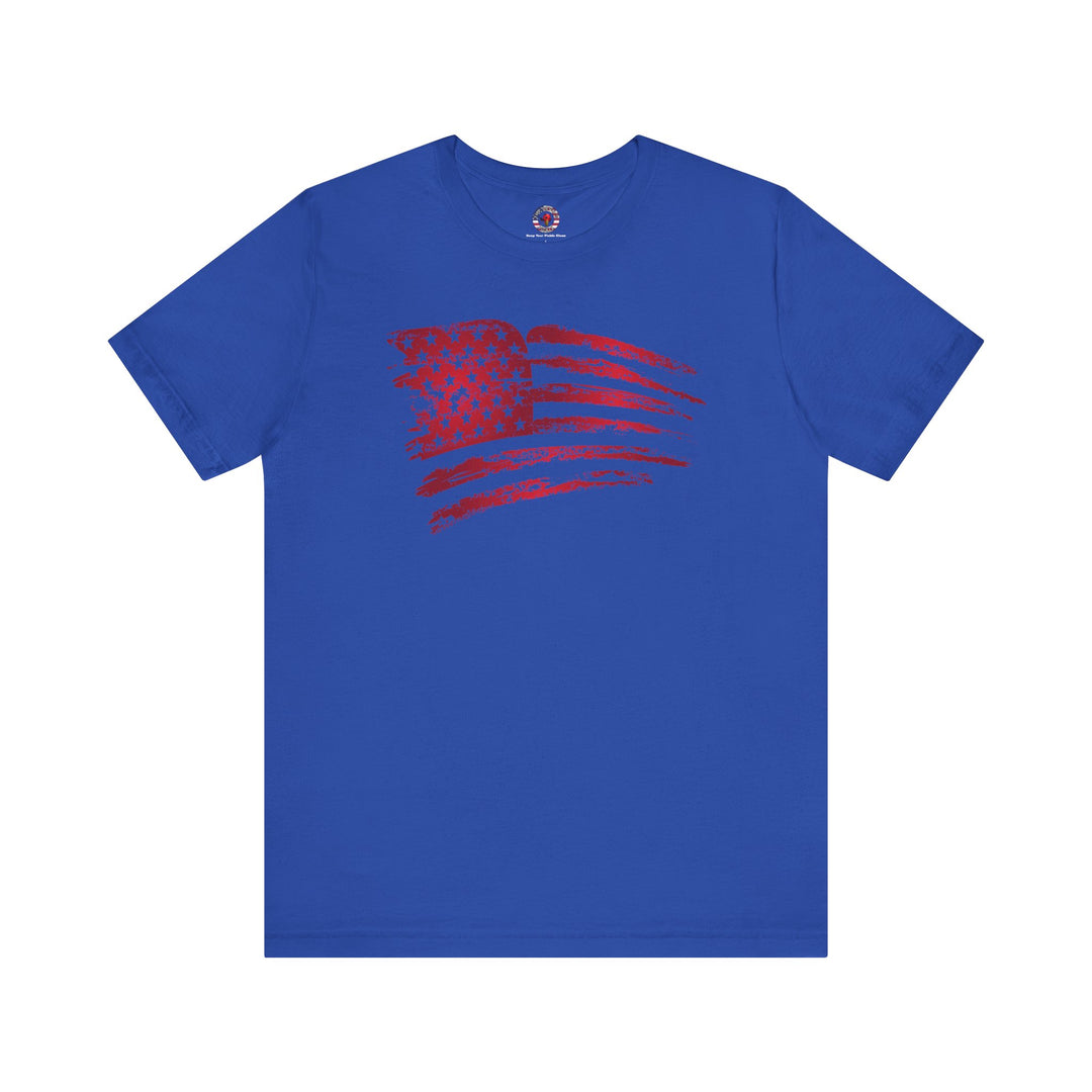 Red American Flag T-Shirt