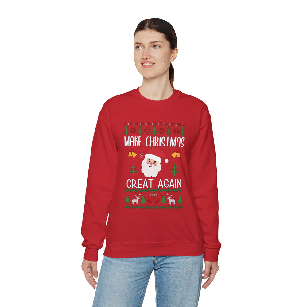 Make Christmas Great Again Crewneck Sweatshirt