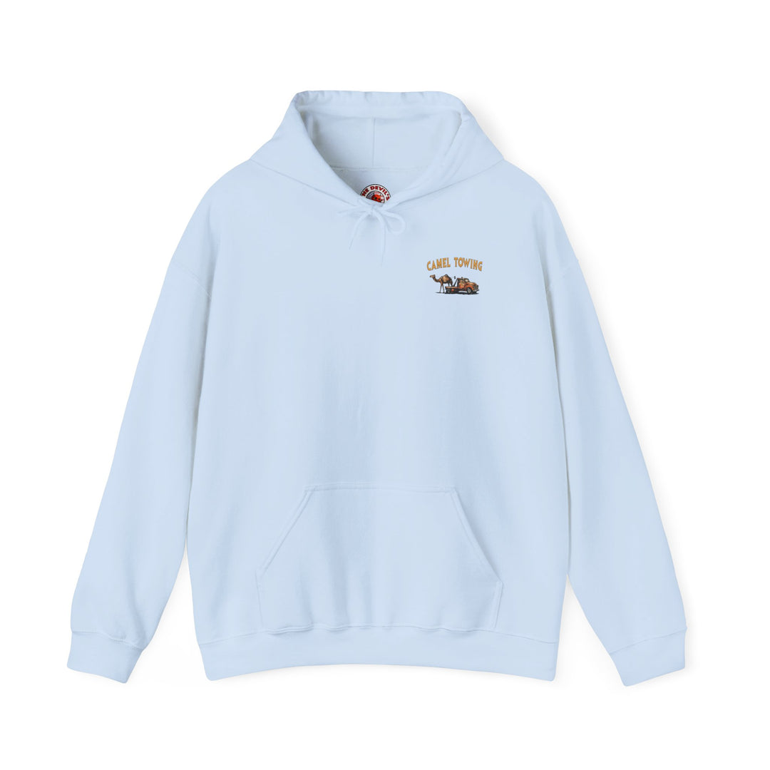 Camel Towing Back Hooded Sweatshirt