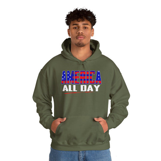 America All Day Hooded Sweatshirt