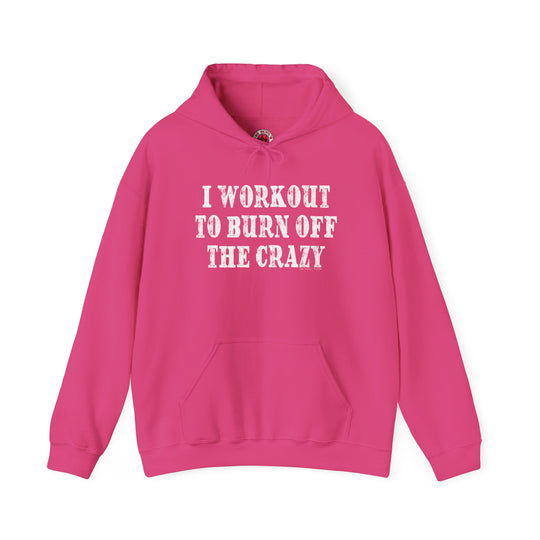 I Workout To Burn Off The Crazy Hooded Sweatshirt