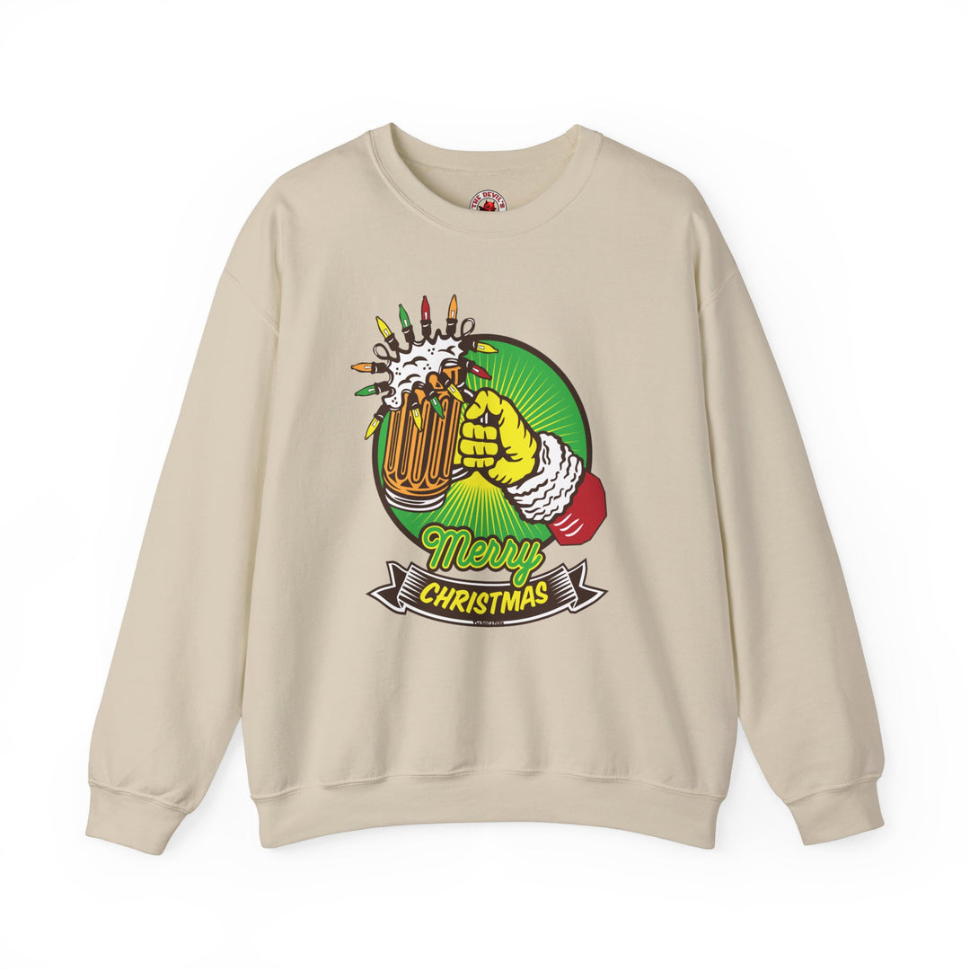 Merry Christmas Beer Crewneck Sweatshirt