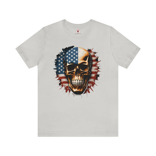 American Flag Skull T-Shirt