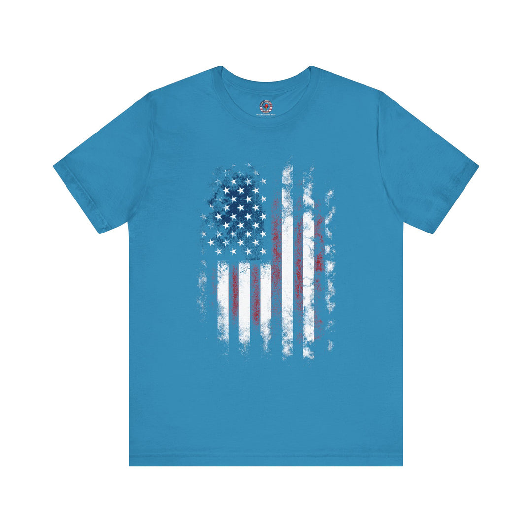 Distressed American Flag T-Shirt