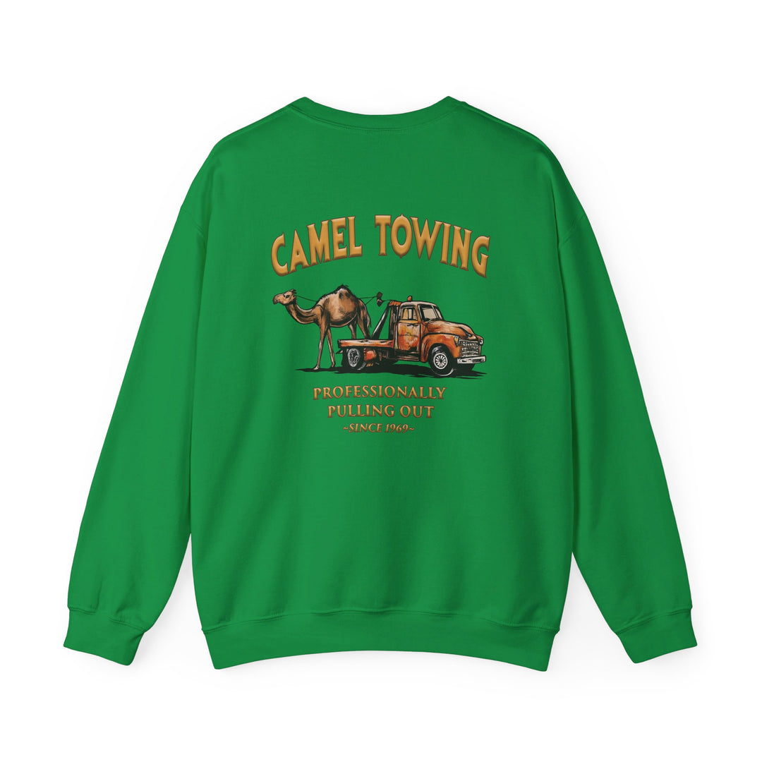 Camel Towing Back Crewneck Sweatshirt