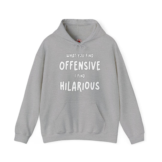 What You Find Offensive I Find Hilarious Hooded Sweatshirt