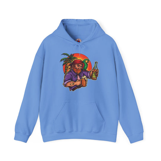 Sunset Pirate Beer Hooded Sweatshirt