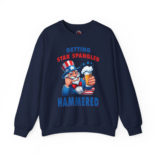 Star Spangled Hammered Crewneck Sweatshirt