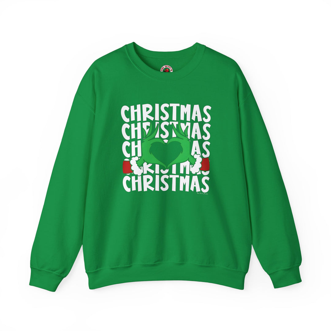 Christmas Heart Crewneck Sweatshirt