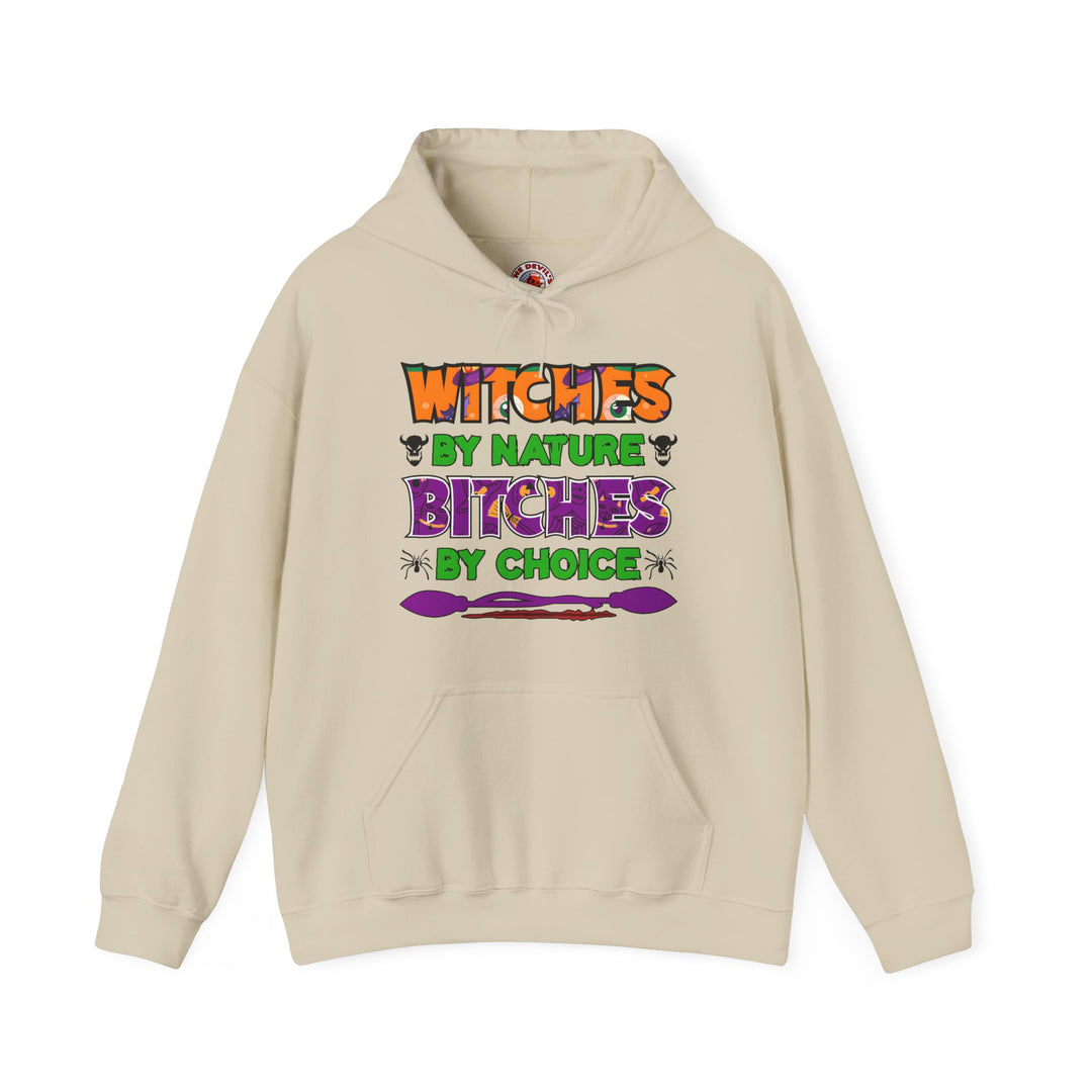 Witches By Nature Bitches By Choice Hooded Sweatshirt