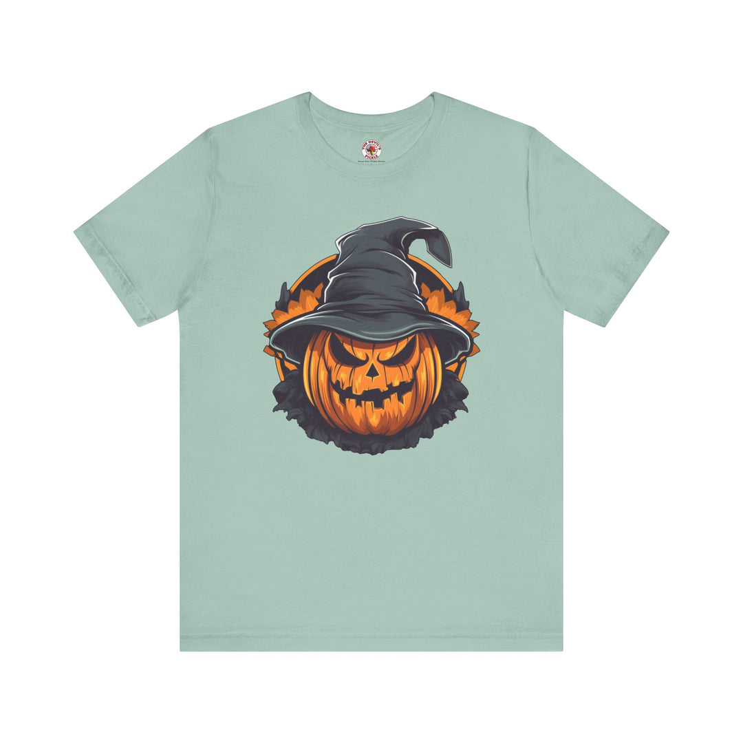 Scary Witch Pumpkin Halloween T-Shirt