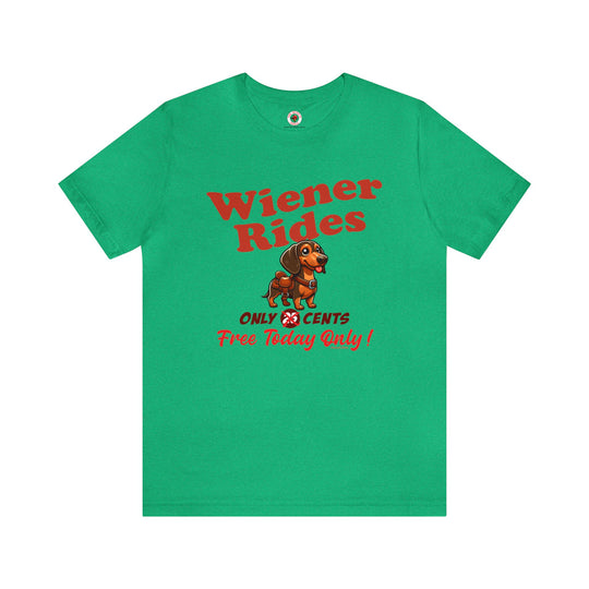 Free Wiener Rides T-Shirt