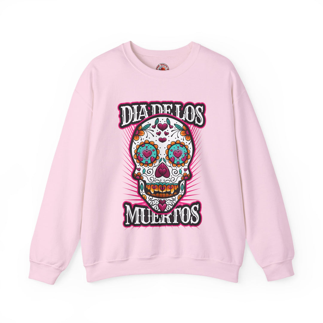 Dia De Los Muertos Skull Crewneck Sweatshirt
