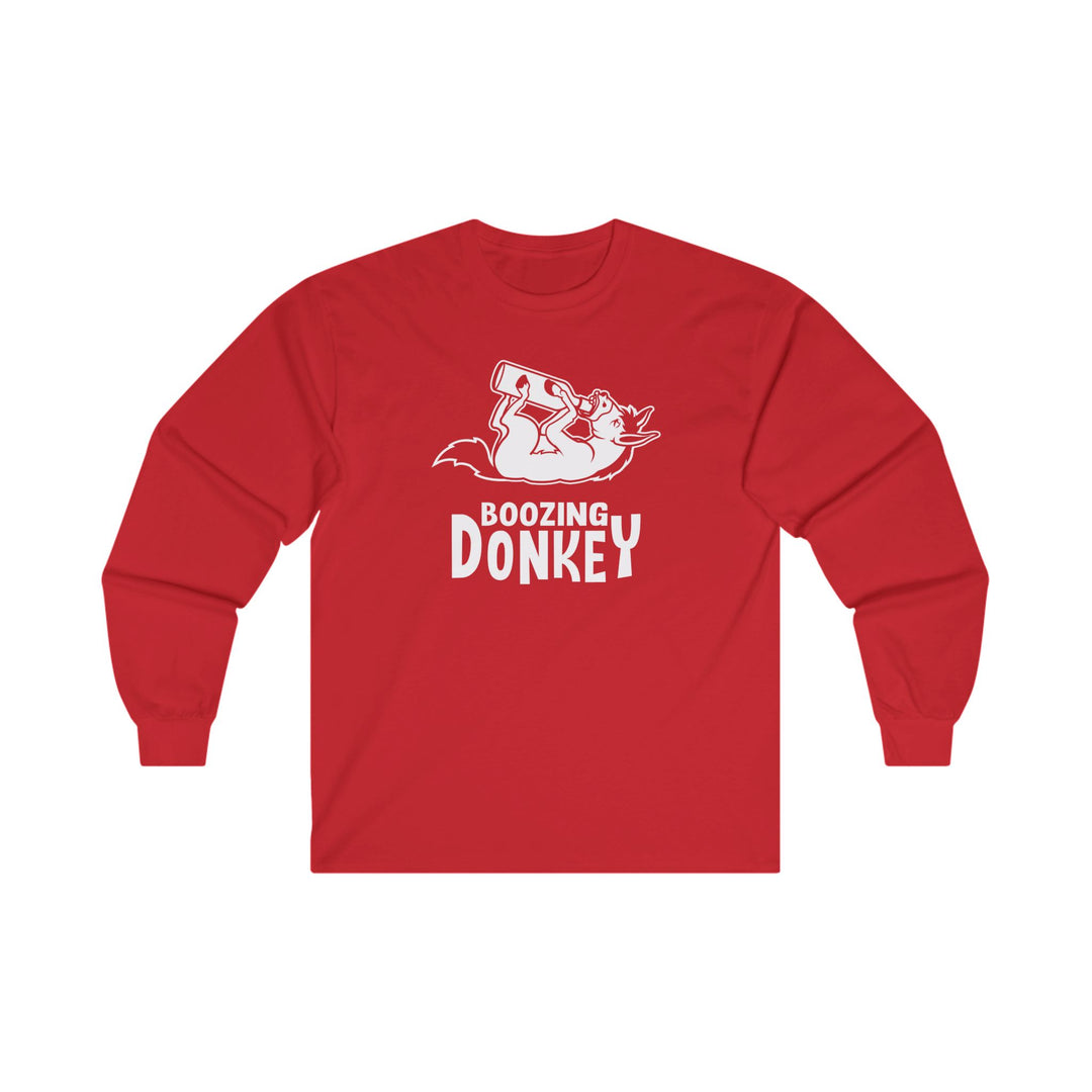 Boozing Donkey Long Sleeve Tee