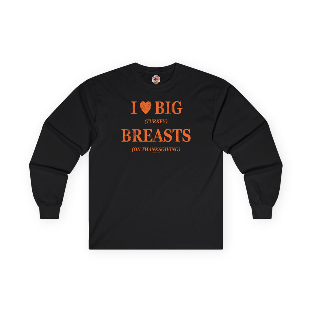 I Heart Big Breasts Long Sleeve Tee