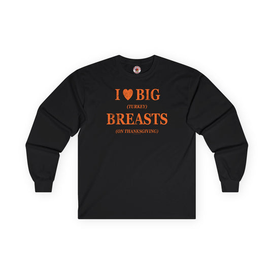 I Heart Big Breasts Long Sleeve Tee