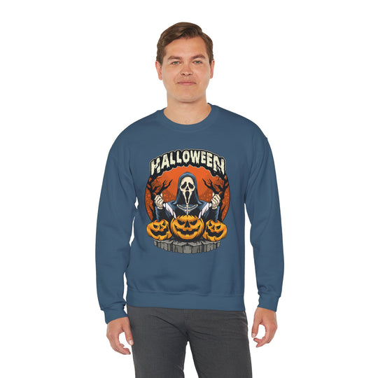Screamer Killer Ghost Halloween Crewneck Sweatshirt