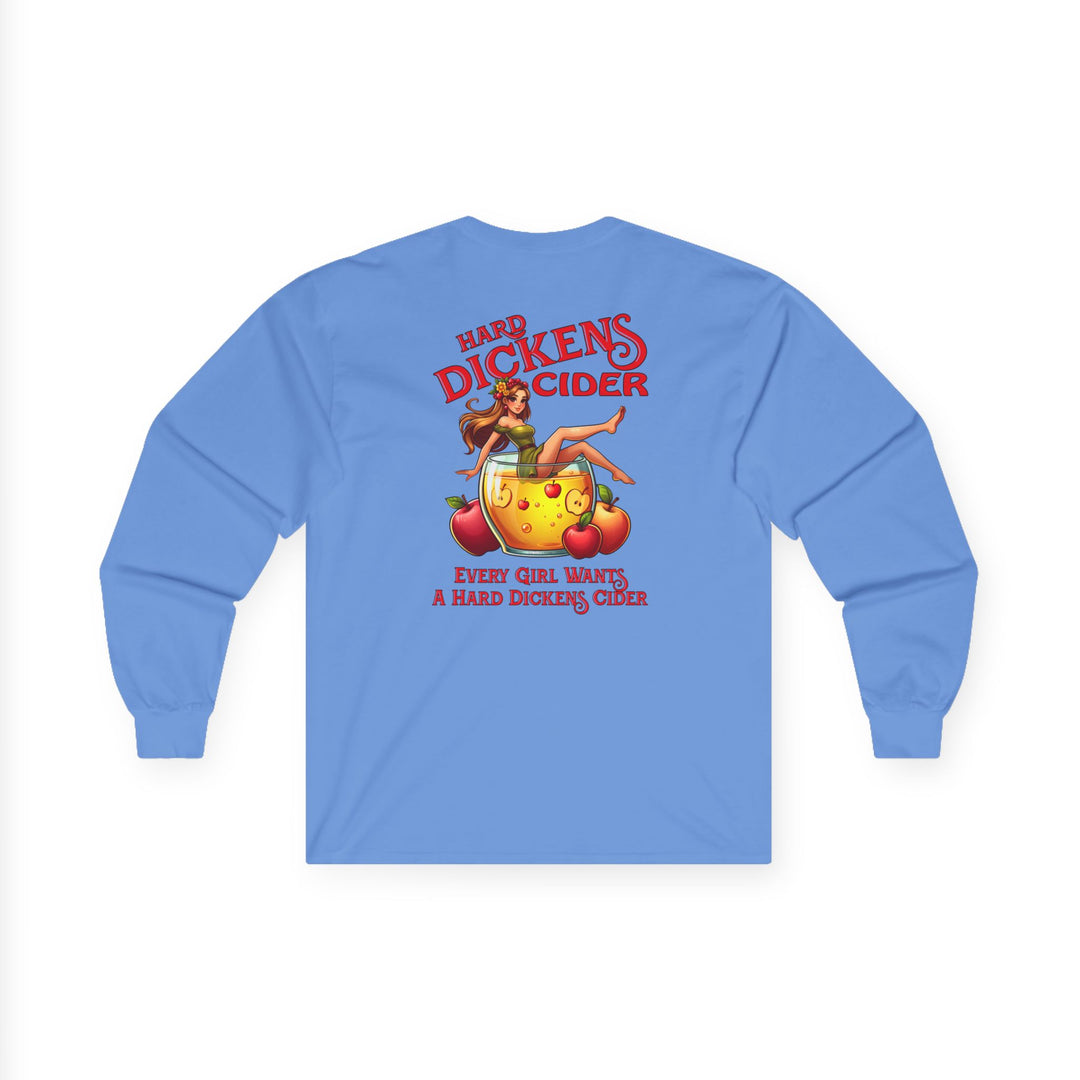 Hard Dickens Cider Front/Back Long Sleeve Tee