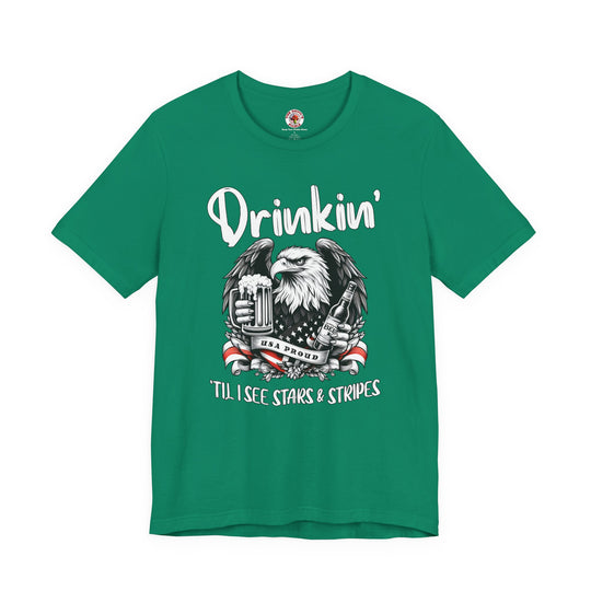 Drinkin' Til I See Stars & Stripes T-Shirt