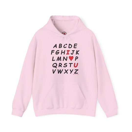 ABC I Love You Hooded Sweatshirt