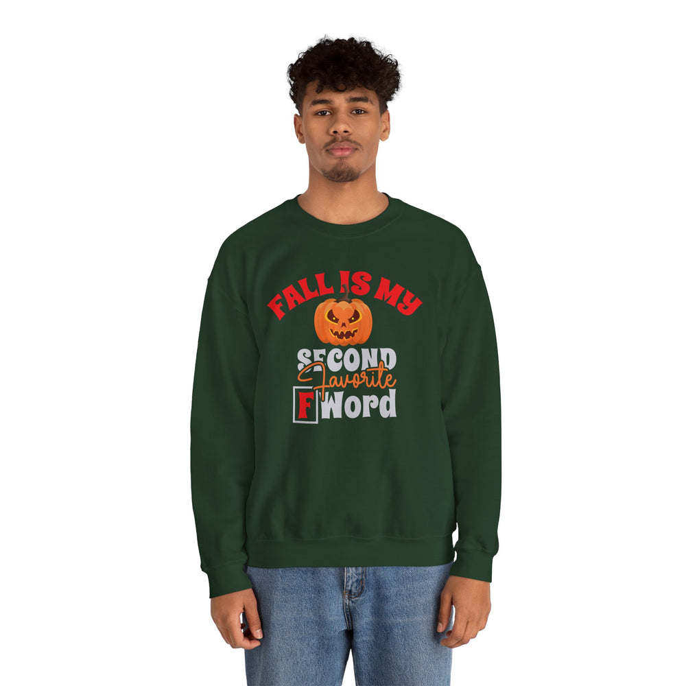 Fall Is My Second Favorite F Word Crewneck Sweatshirt