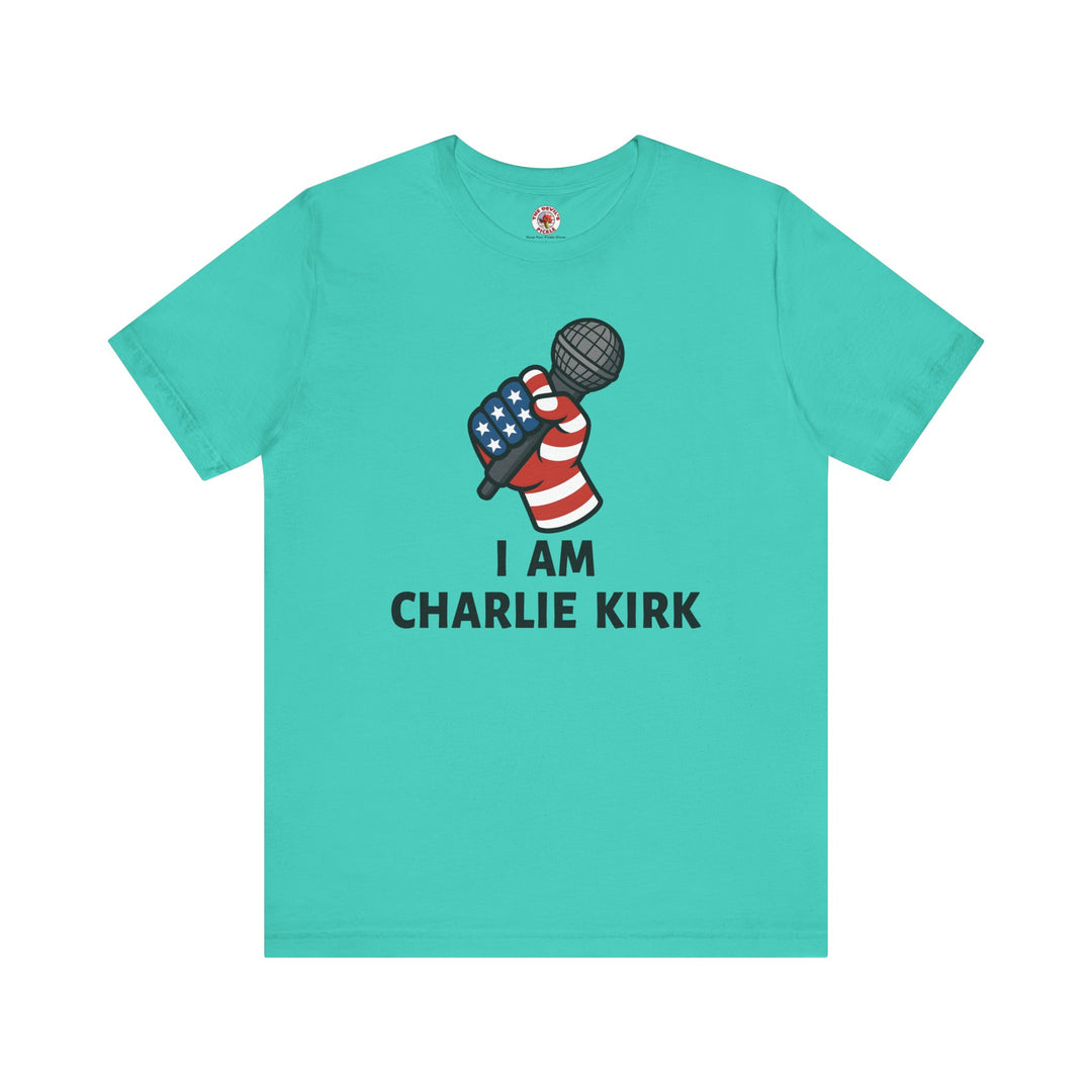 Charlie Kirk Mic T-Shirt