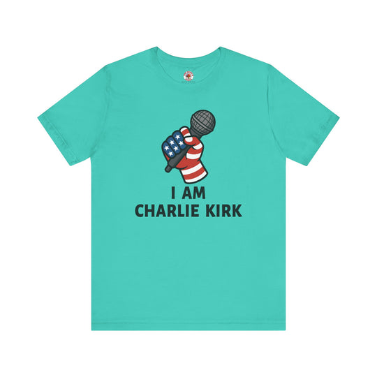 Charlie Kirk Mic T-Shirt