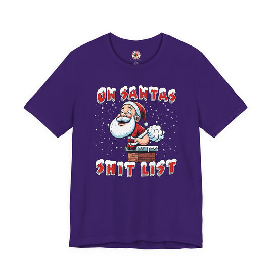 On Santa's Shit List T-Shirt