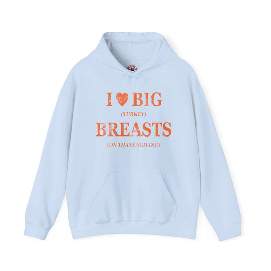 I Heart Big Breasts Hooded Sweatshirt