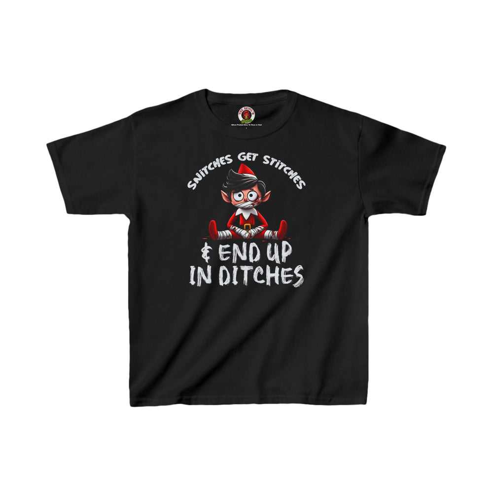 Snitches Get Stitches T-Shirt Kids Tee